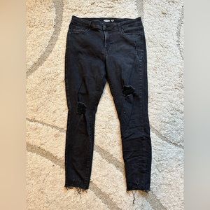 Old Navy Super Skinny Rockstar Ankle jeans, size 10